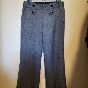 ANTONIO MELANI Black/gray Wide Leg Pants